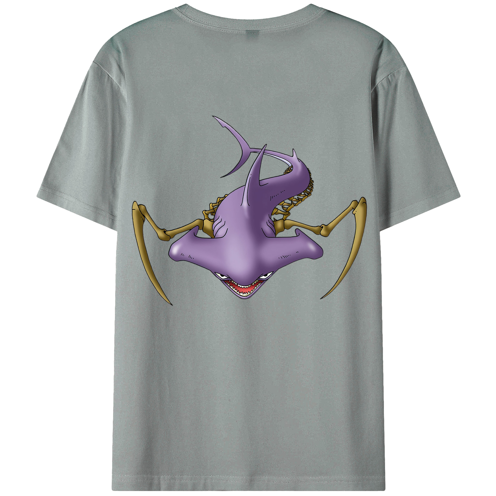 （画像用） ドラゴンクエスト Doragon Kuesuto Dragon Quest 綿100％ メンズ半袖Tシャツ（バックプリント） 通気性